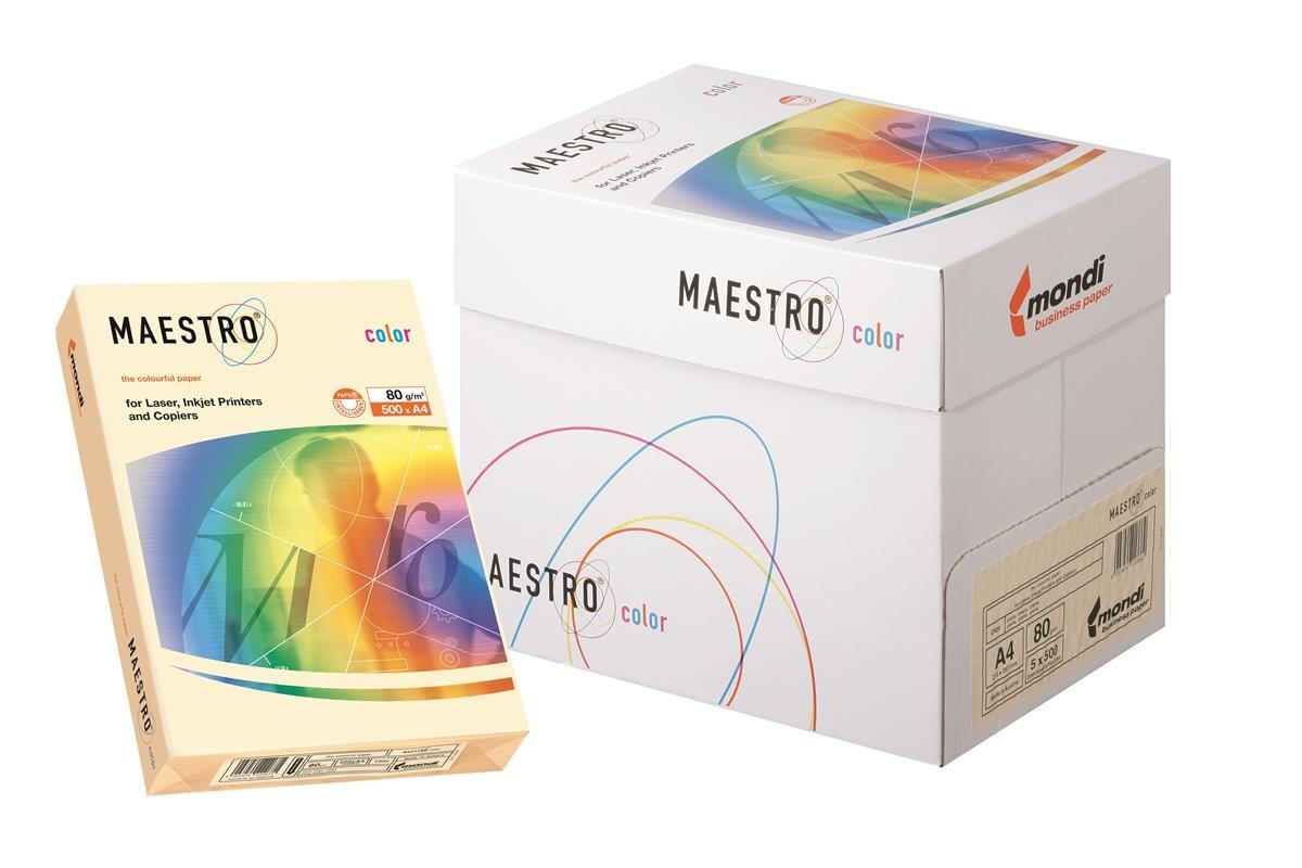 PAPIER XERO A4 80 G MAESTRO CZERWONY CEGLASTY IGEPA 941ZR09A80 IGEPA